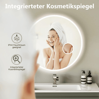 Ronde Spiegel 80 cm - Cosmetische Spiegel & Inbouw Led