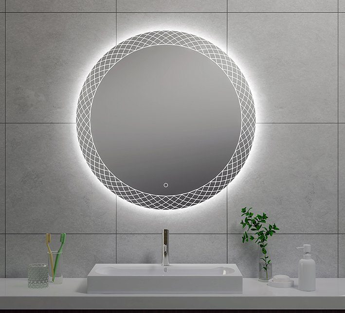 Deco condensvrije led-spiegel 80 cm